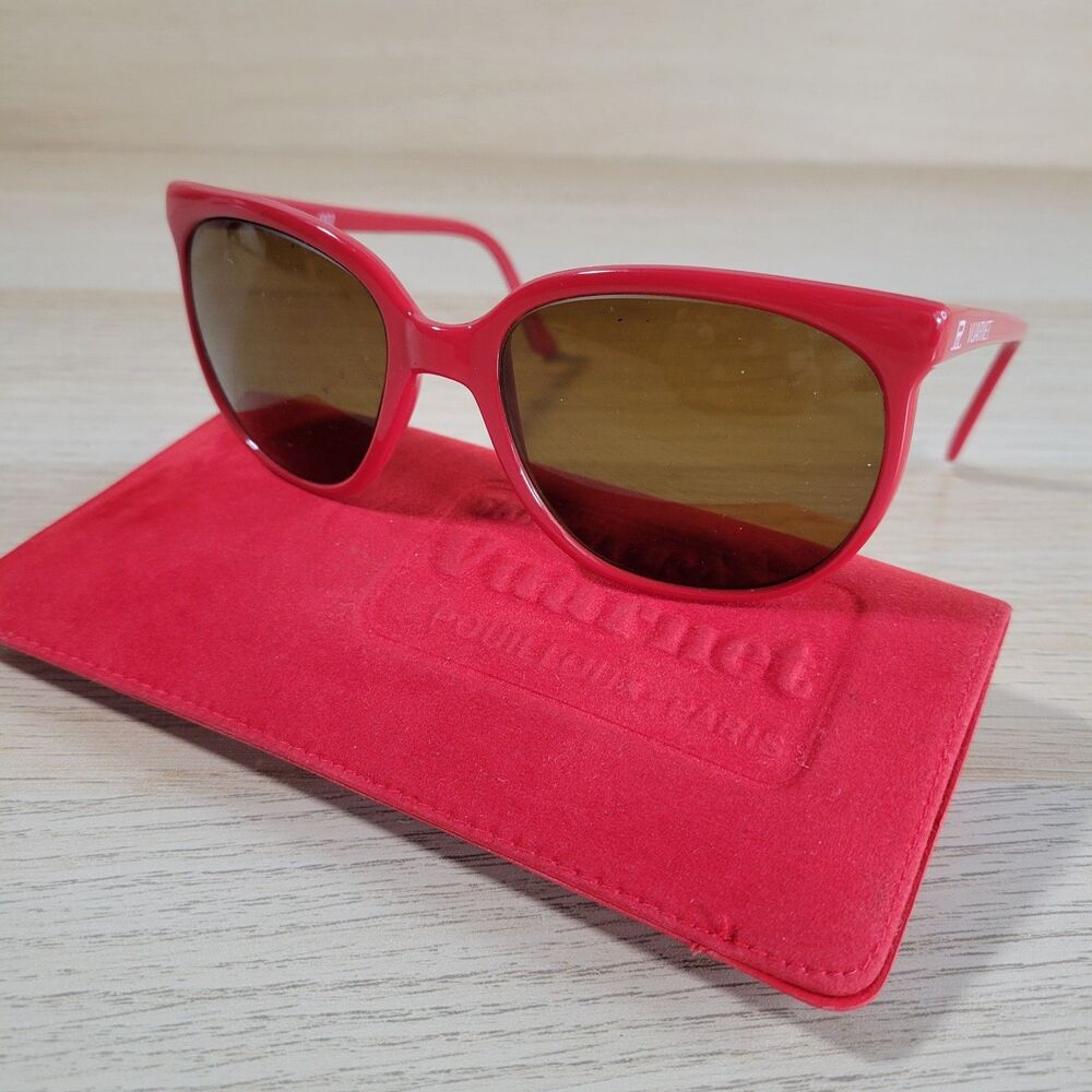 Vuarnet Skilynx 002 Sunglasses Vintage Red Shades Paris Ski Glasses Legend 02